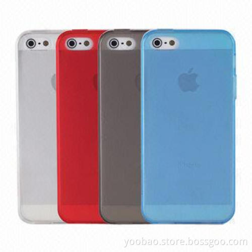 Fashionable Protect Cases for iPhone 5, Made of PC/TPU Material, 1 Piece Screen Protector
